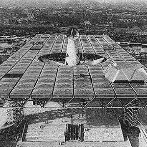 Completed Big Roof of Festival Plaza at Expo '70