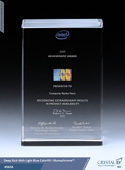 Supplier Achievement Award from Intel Corporation