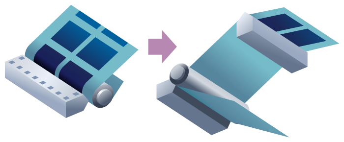 Simultaneous double-sided coating