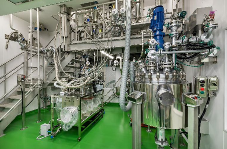 High potency active investigational pharmaceutical ingredient plant